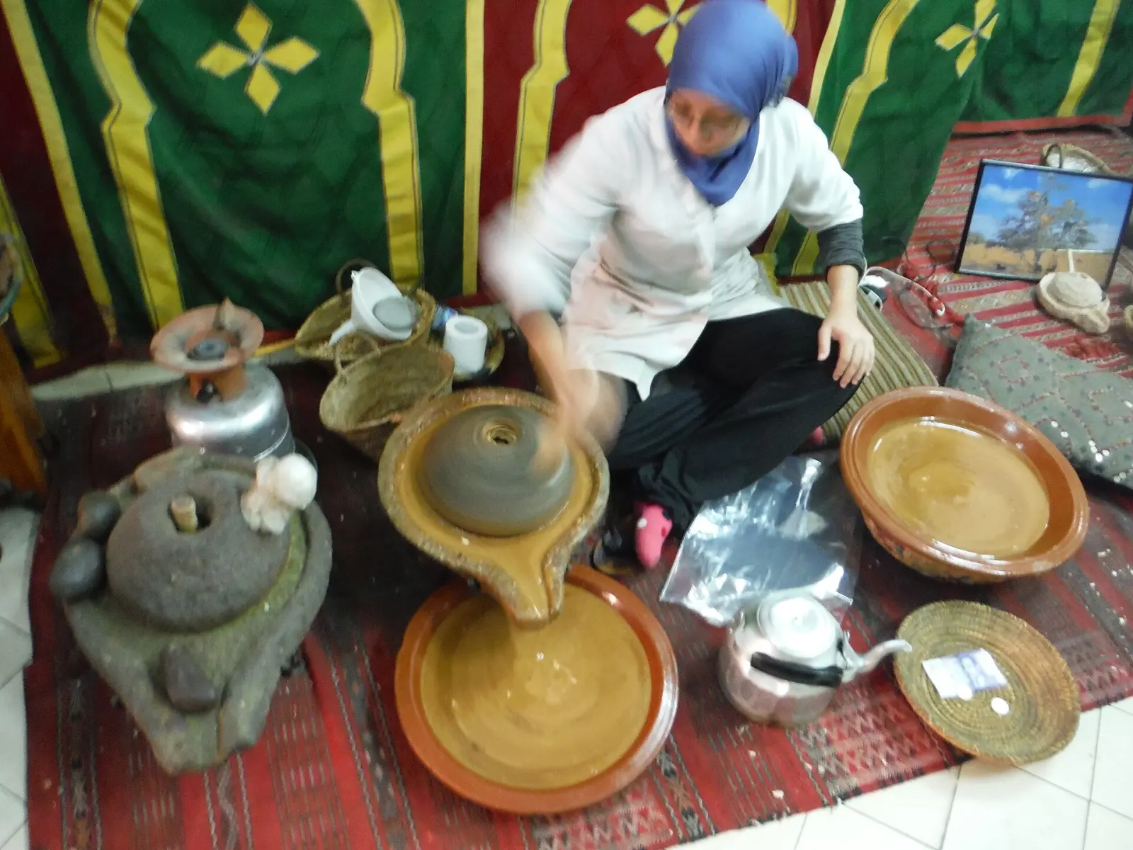 Elaboración tradicional del aceite de argán